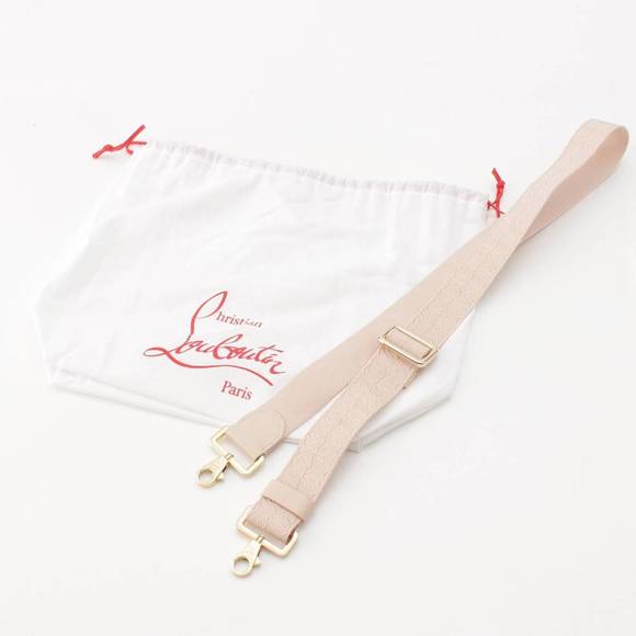 Christian Louboutin Cabata Studded Shoulder Pink Mini Handbag - Picture 8 of 9